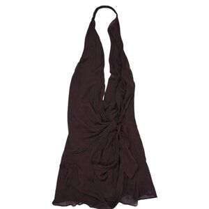 Bec & Bridge Celyse Mini Dress in Dark Chocolate